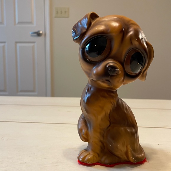 Enesco Other - Enesco Vintage Big Eye Dog Mid-Century Kitsch Style 7” Tall